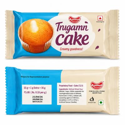 Trugam Cake Net Weight: 15 g + 1 g Extra (16 g)